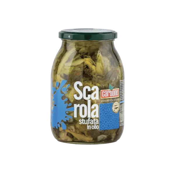 Scarola stufata in olio 2