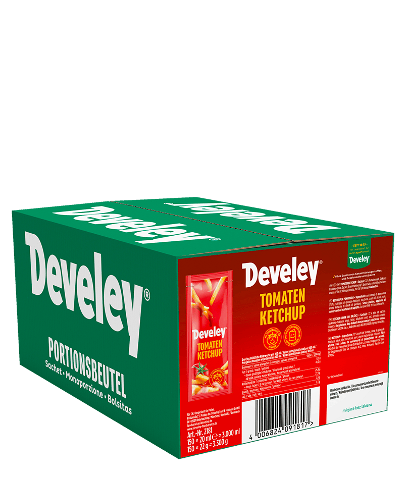 Develey Tomato Ketchup (150x20ml)