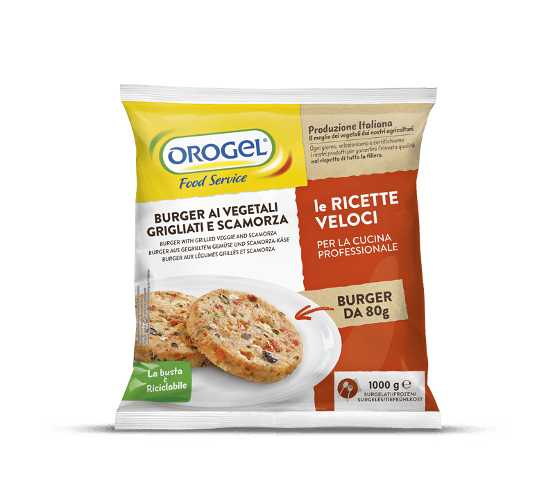 Burger ai Vegetali Grigliati e Scamorza