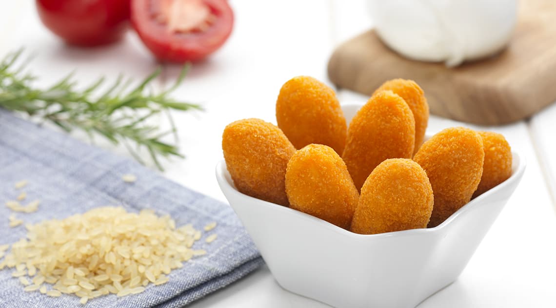 Suppl&igrave; alla romana al sugo