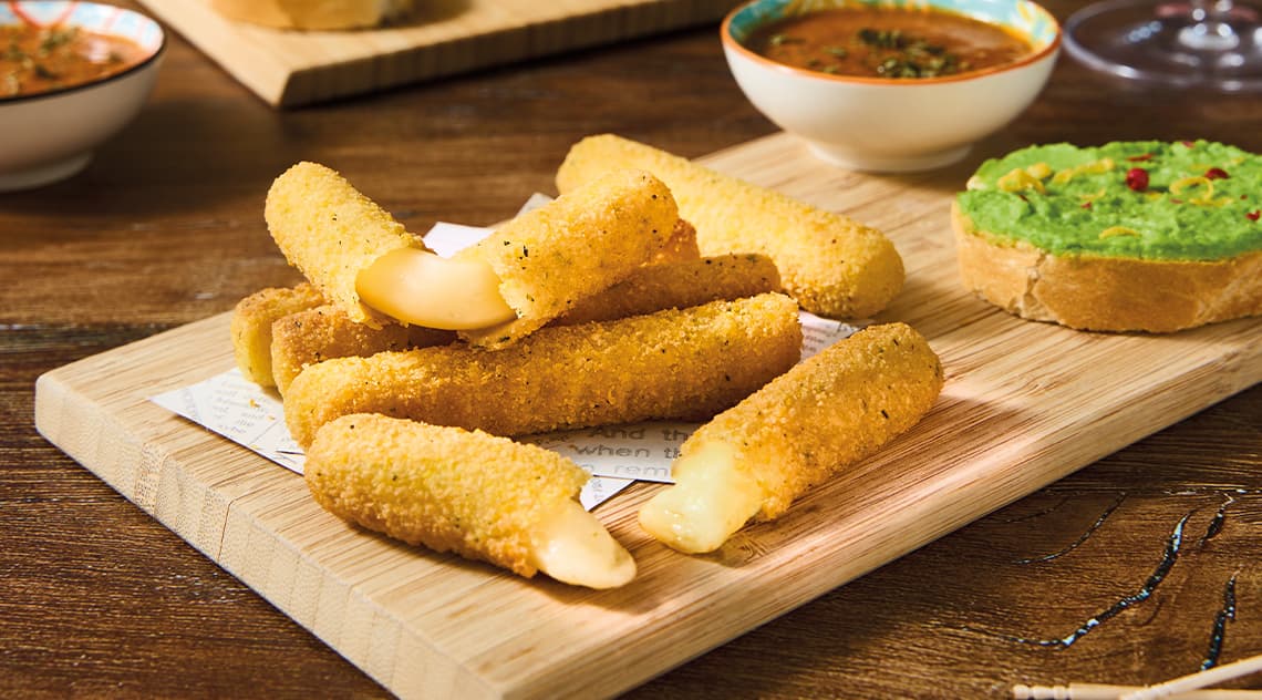 Stick di mozzarella