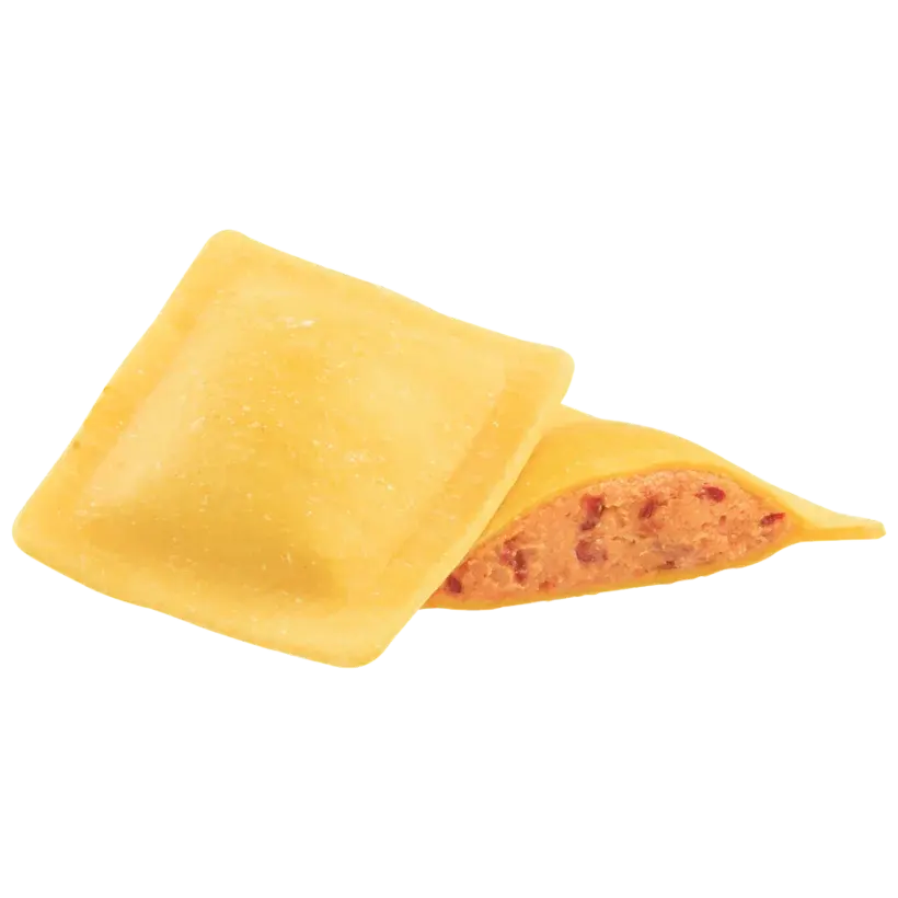 Raviolacci con 'nduja e pecorino