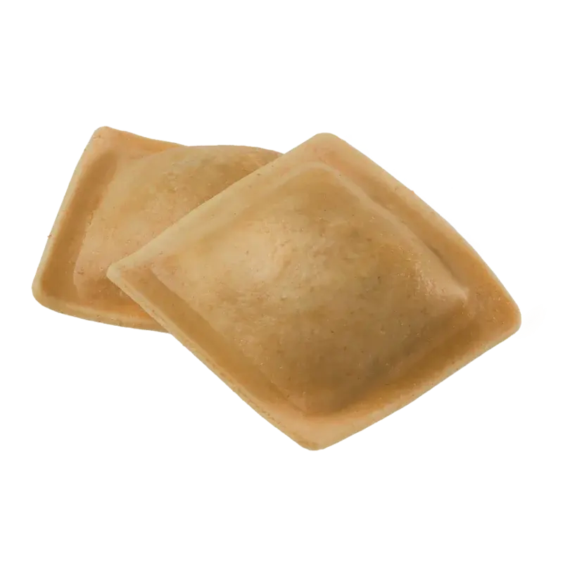 Raviolacci al farro con formaggio e noci
