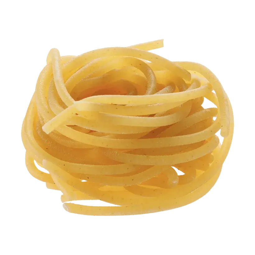 Spaghetti di pasta fresca trafilati al bronzo