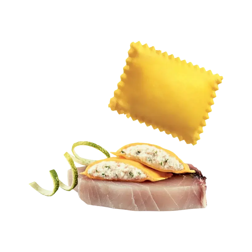 Bauletti con pesce spada e lime