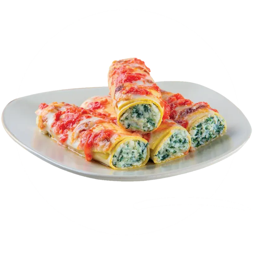Cannelloni ricotta e spinaci con besciamella