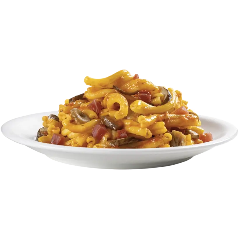 Strozzapreti speck e funghi