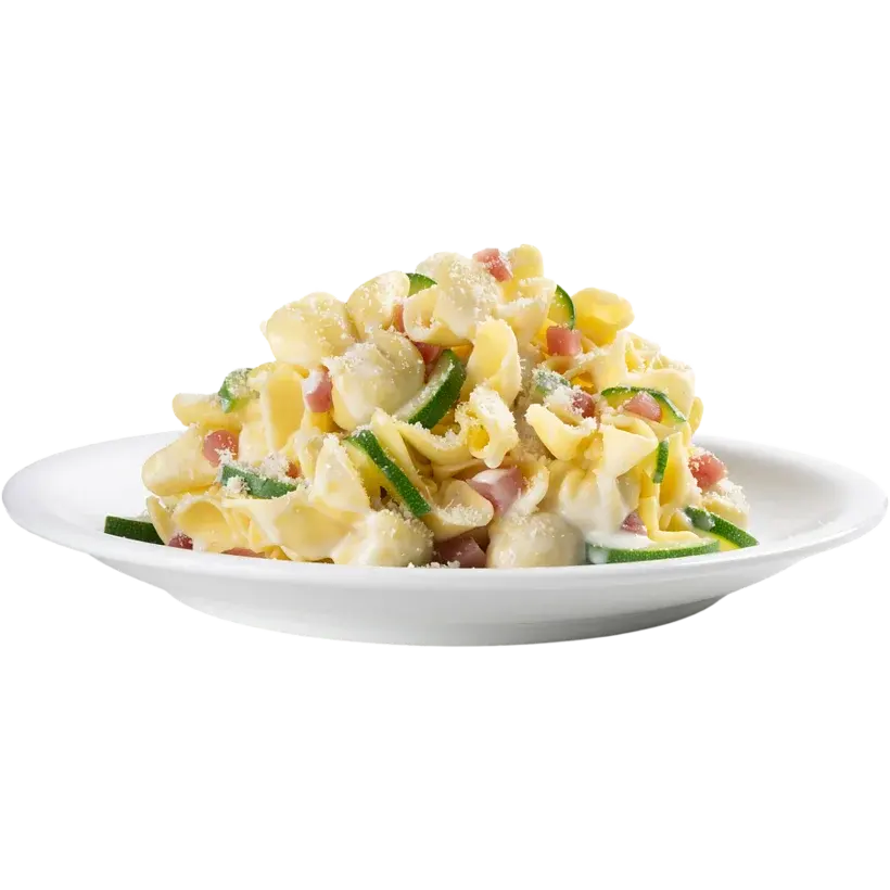 Fiocchetti speck e zucchine