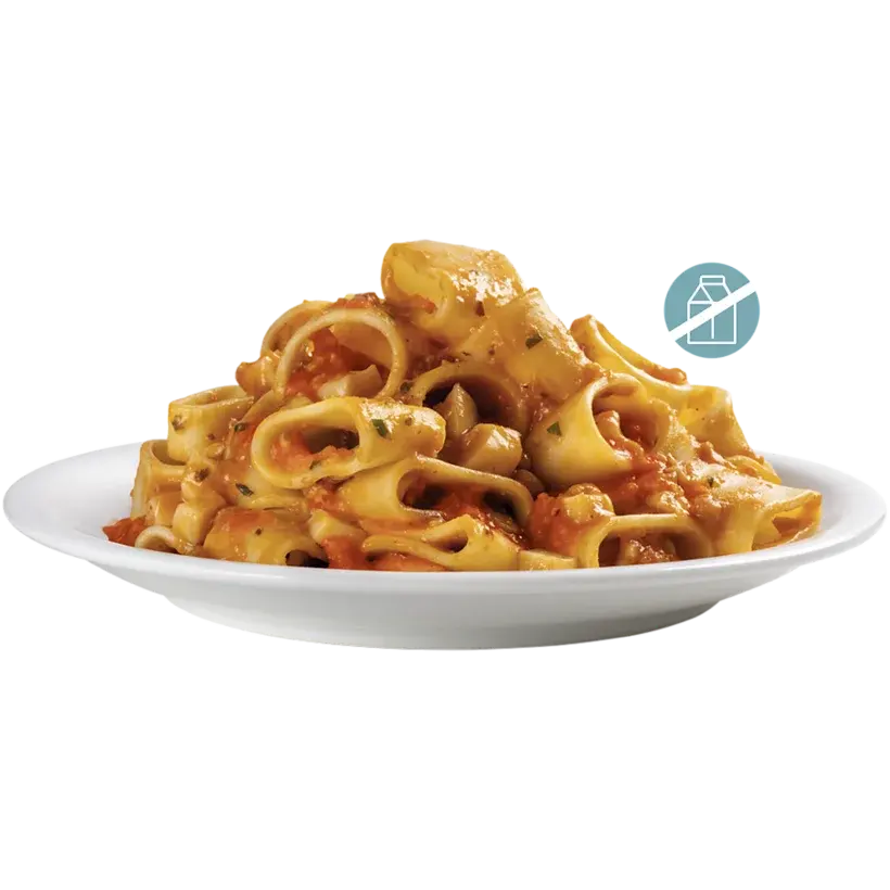 Mezzi paccheri al ragu di seppia