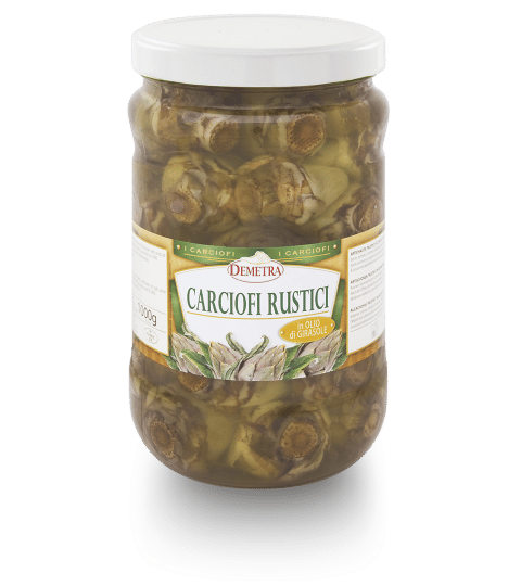Carciofi Rustici in Olio di Girasole 4