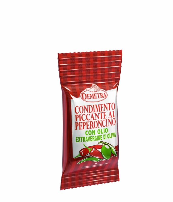 Condimento Olio Extra Vergine di Oliva al Peperoncino Monodose