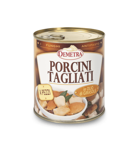 Porcini Tagliati a Pezzi in Olio di Girasole 2