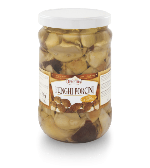 Porcini Tagliati a Pezzi in Olio di Girasole 3