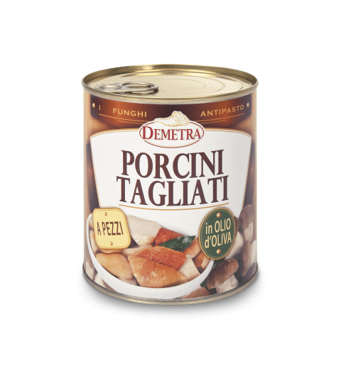 Porcini Tagliati a Pezzi in Olio d'Oliva 2