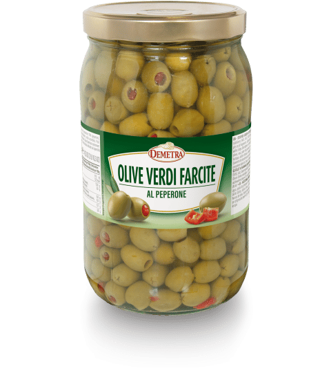 Olive Verdi Farcite al Peperone 2