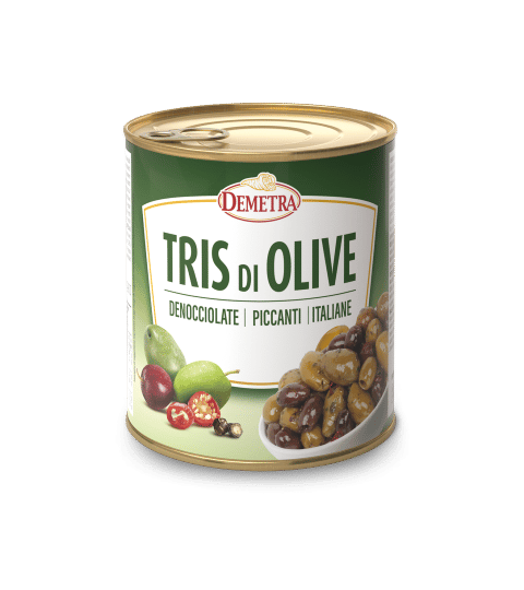 Tris di Olive Denocciolate Piccanti 2