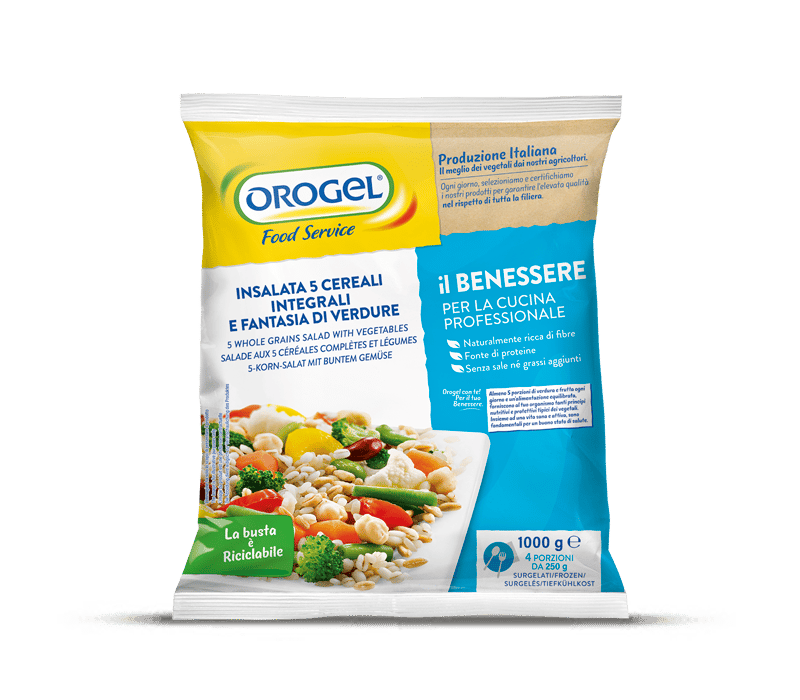 Insalata 5 Cereali Integrali e Fantasia di Verdure