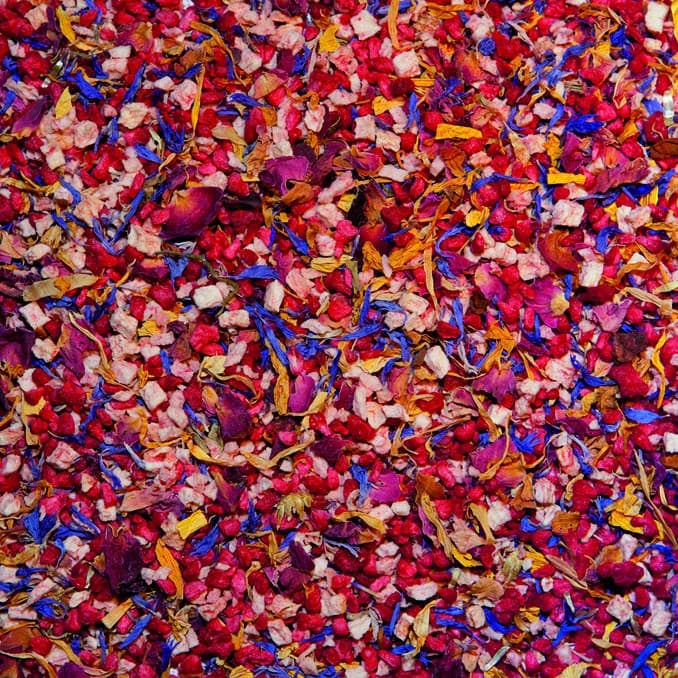 Mix di Frutti per Decorazioni - con Petali